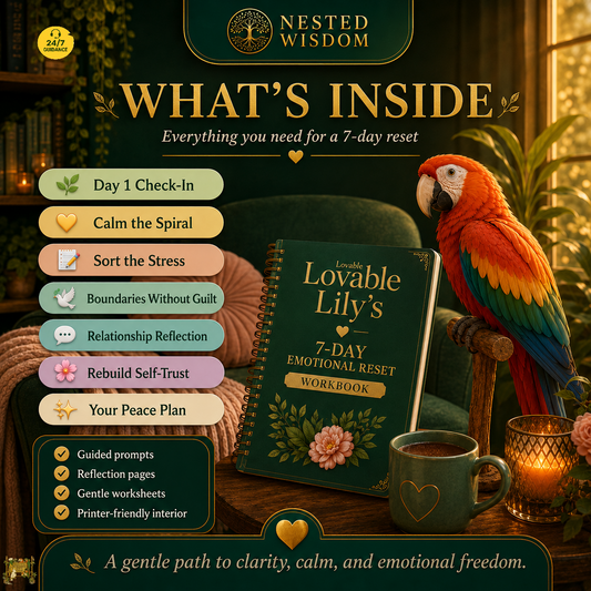 Lovable Lily’s 7-Day Emotional Reset Workbook | Nested Wisdom