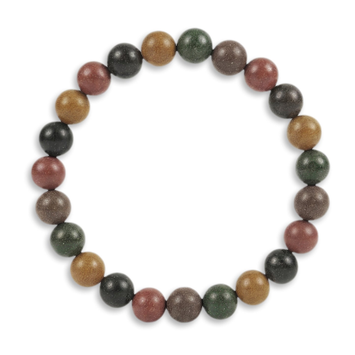 Botanical Scented Bracelet – Aromatic Wood Bead Jewelry with Earthy Natural Style