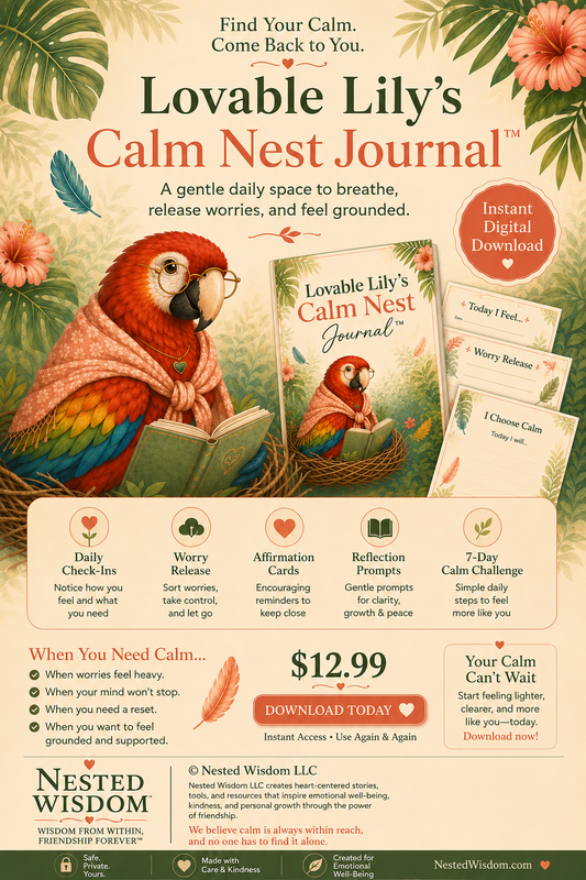 Lovable Lily's Calm Nest Journal | Nested Wisdom