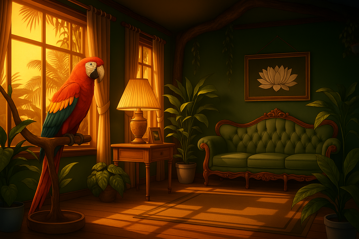 Lovable Lily in her office