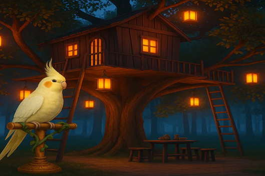 Jazzy Juliet's jungle decor will brighten your life