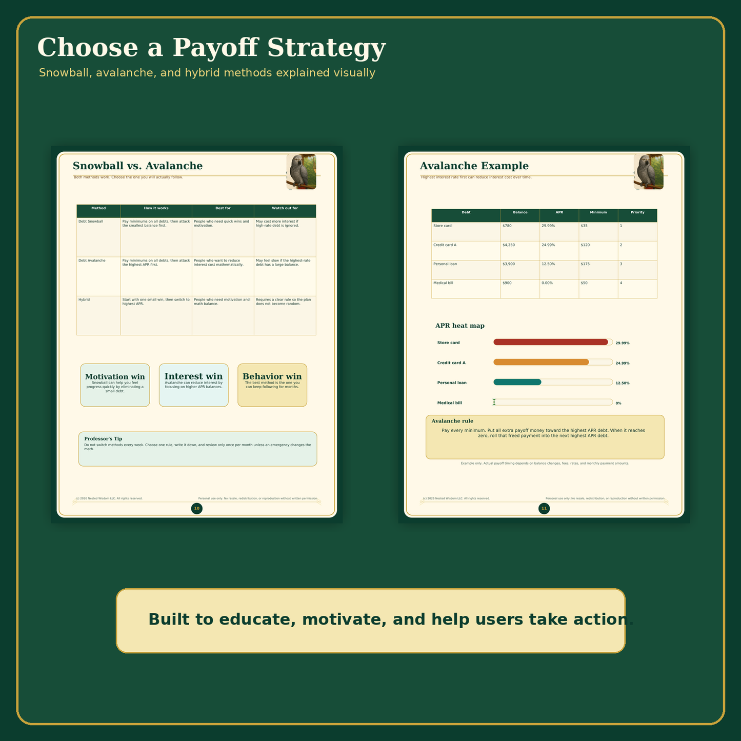 The Nested Professor's Debt Payoff & Budget Reset Plan | Nested Wisdom