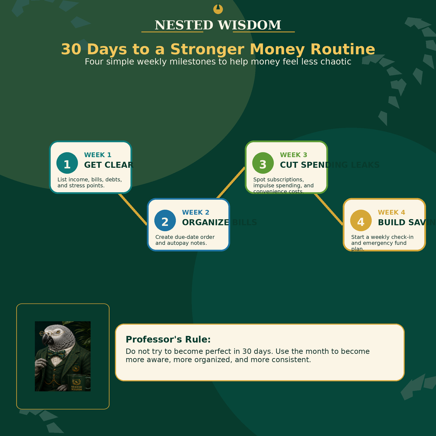 The Nested Professor’s 30-Day Money Reset | Nested Wisdom