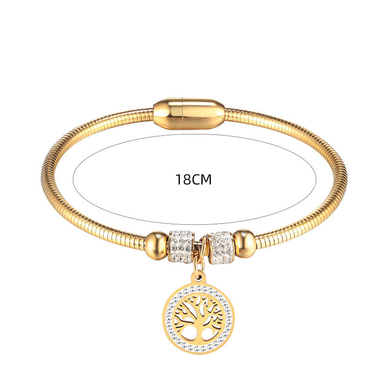 Women’s Tree of Life Magnetic Clasp Bracelet