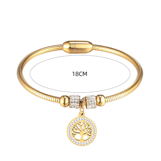 Women’s Tree of Life Magnetic Clasp Bracelet