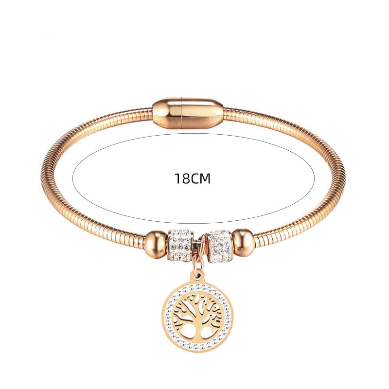 Women’s Tree of Life Magnetic Clasp Bracelet