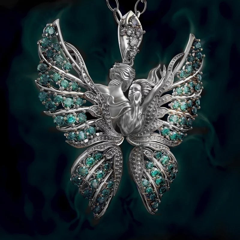 Angel & Butterfly Wing Pendant — Hope in Flight