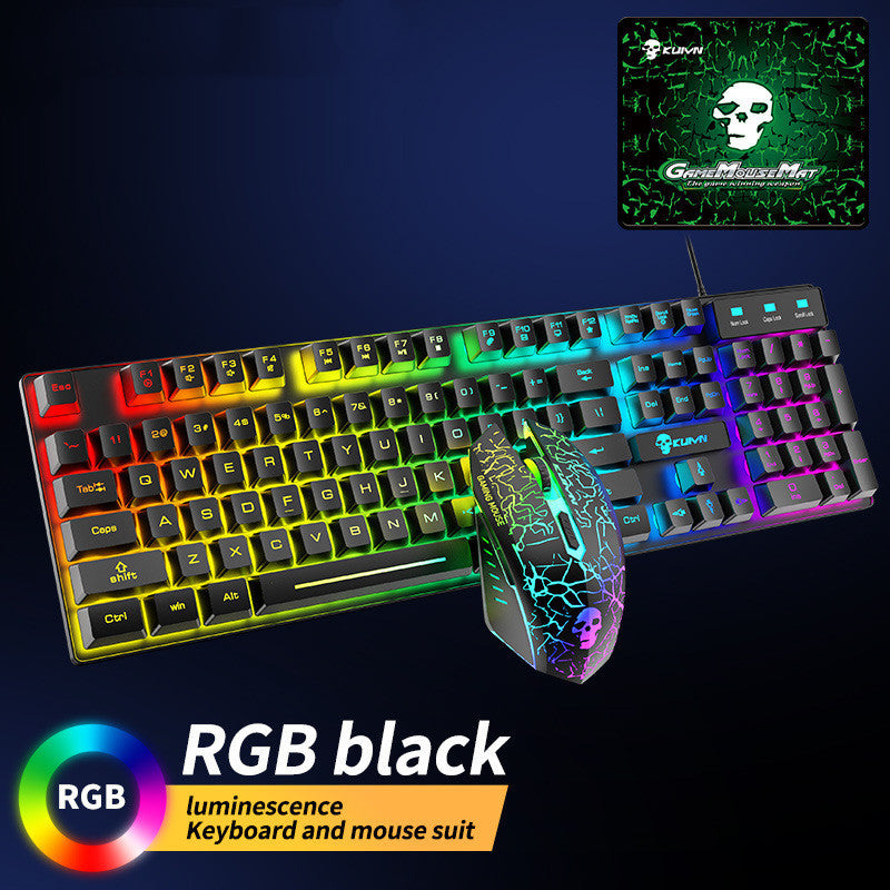 Luminous Keyboard And Mouse Set - Nested Wisdom Gift Shop
