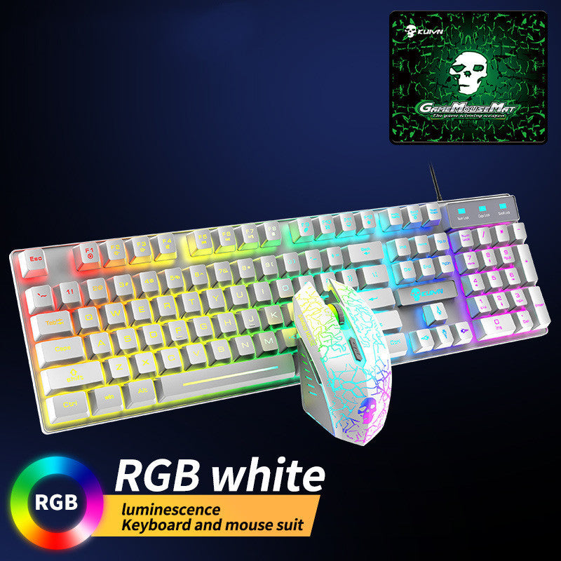 Luminous Keyboard And Mouse Set - Nested Wisdom Gift Shop