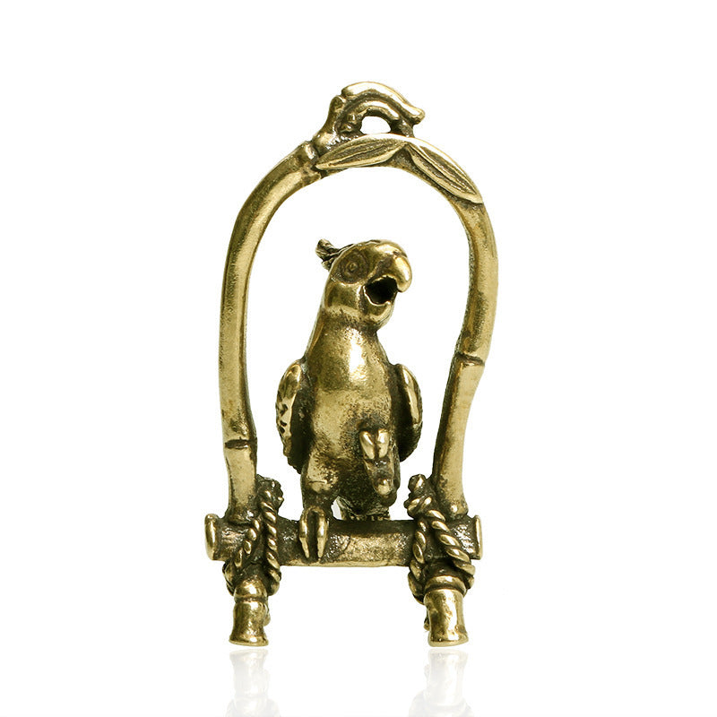 Bird Swing Parrot Pendant - Nested Wisdom Gift Shop