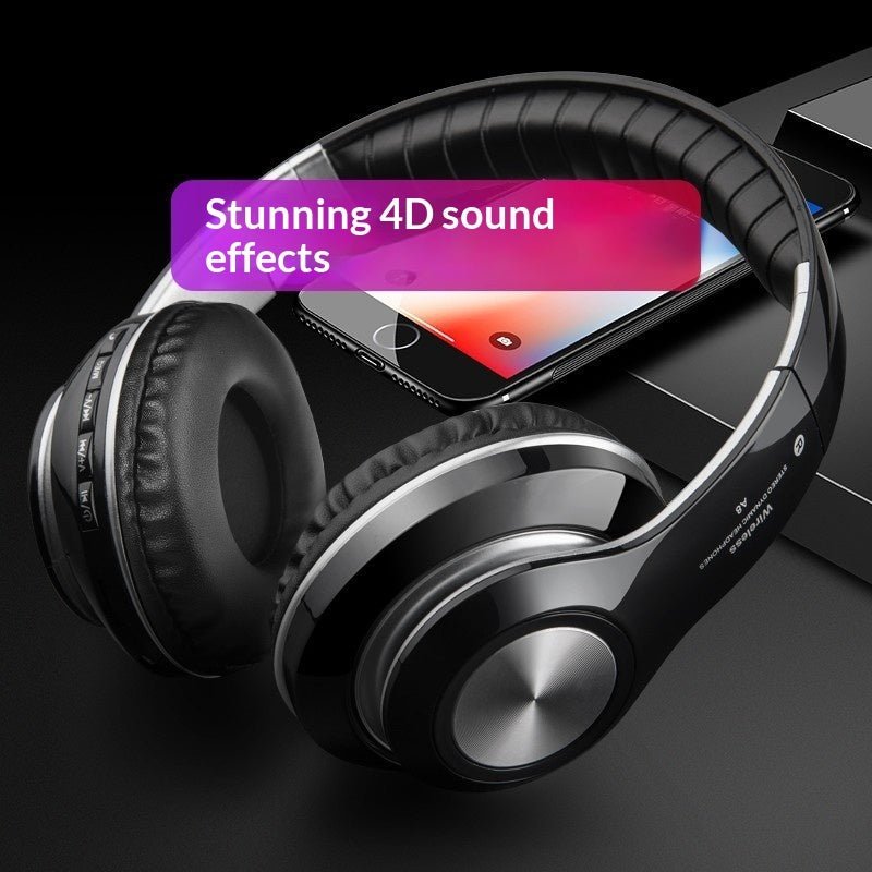Foldable Wireless Stereo Headphones – Bluetooth 5.0 Over-Ear Headset