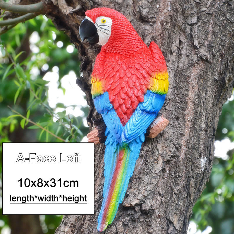 Wall Hanging Parrot - Nested Wisdom Gift Shop