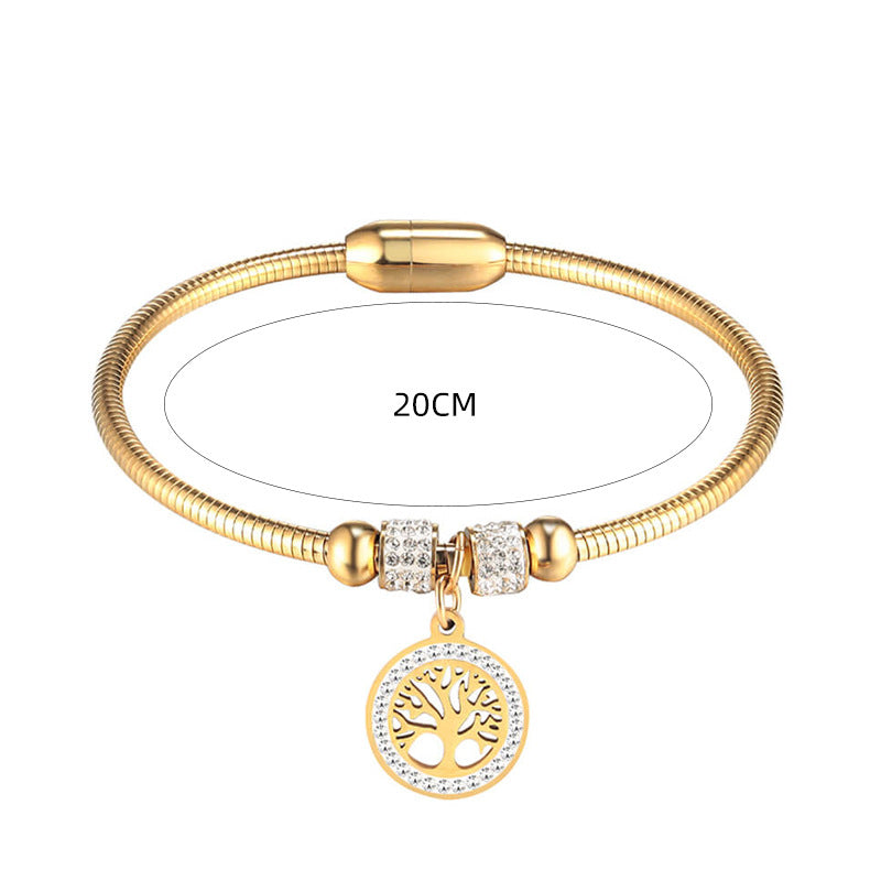 Women’s Tree of Life Magnetic Clasp Bracelet