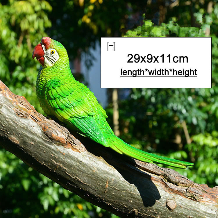 Wall Hanging Parrot - Nested Wisdom Gift Shop