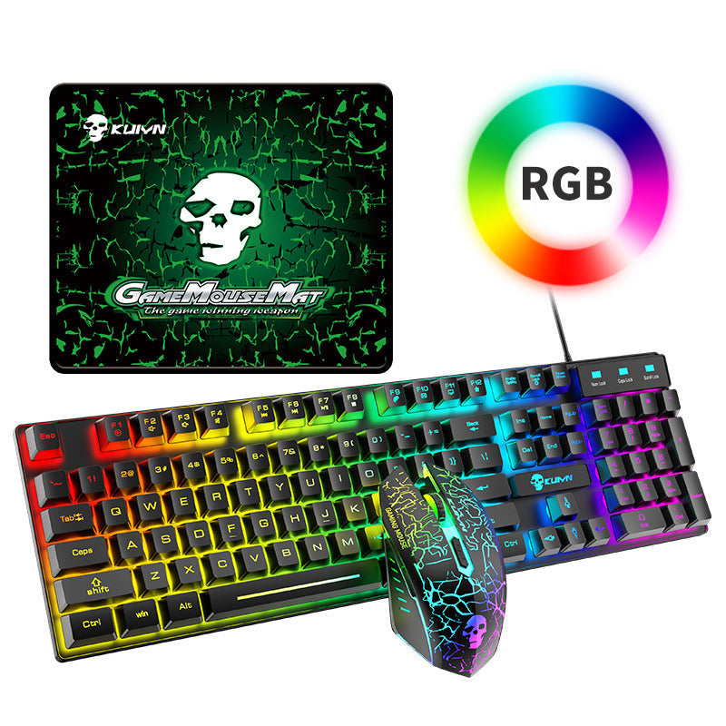 Luminous Keyboard And Mouse Set - Nested Wisdom Gift Shop