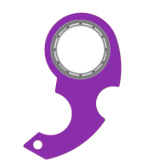 Creative Fidget Spinner Keychain – Pocket Hand Spinner for Stress Relief & Focus