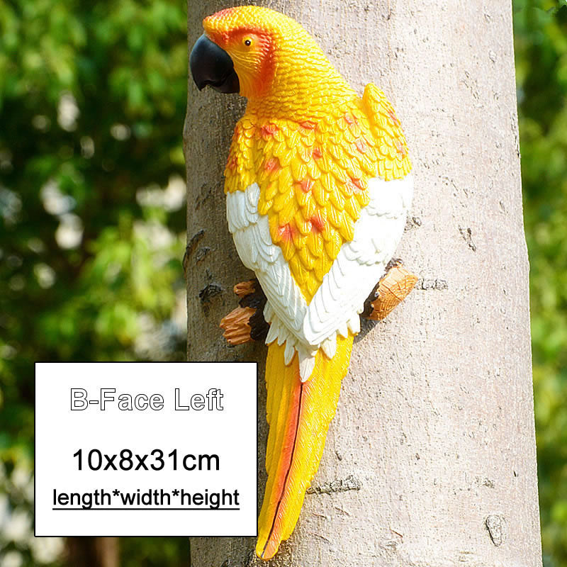 Wall Hanging Parrot - Nested Wisdom Gift Shop