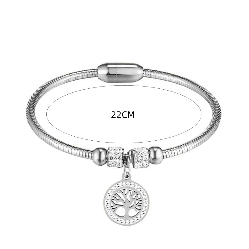 Women’s Tree of Life Magnetic Clasp Bracelet