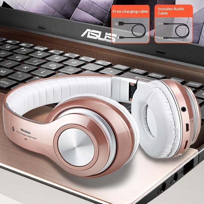 Foldable Wireless Stereo Headphones – Bluetooth 5.0 Over-Ear Headset