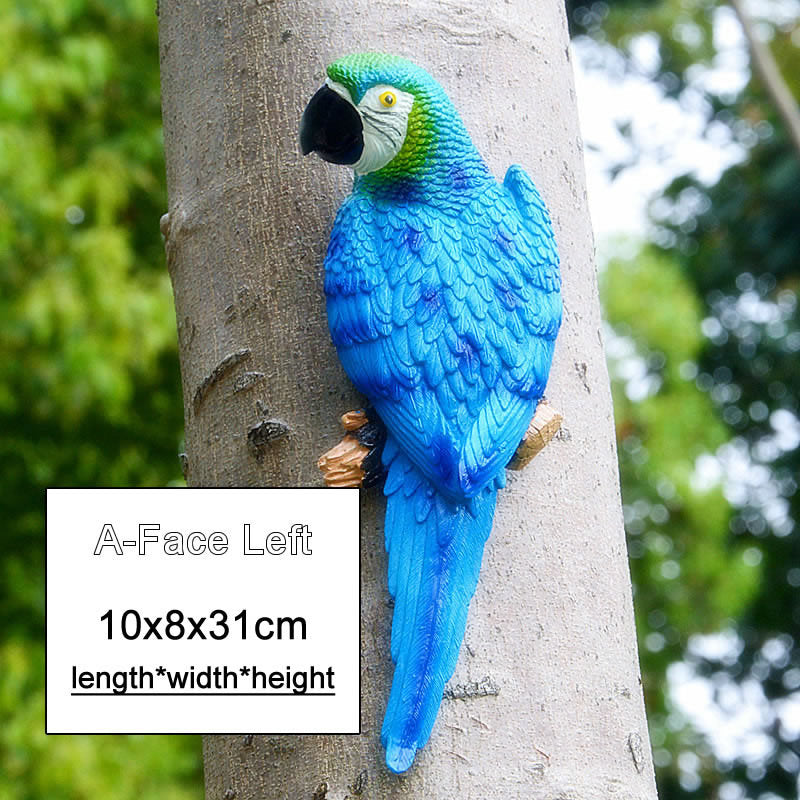Wall Hanging Parrot - Nested Wisdom Gift Shop