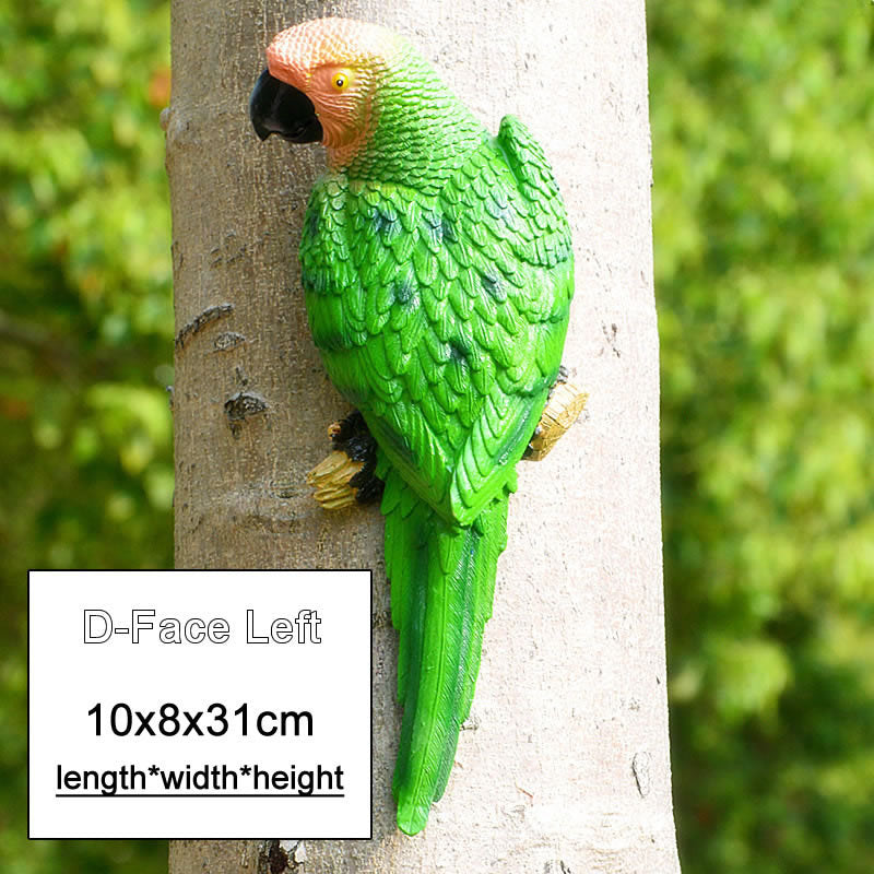 Wall Hanging Parrot - Nested Wisdom Gift Shop