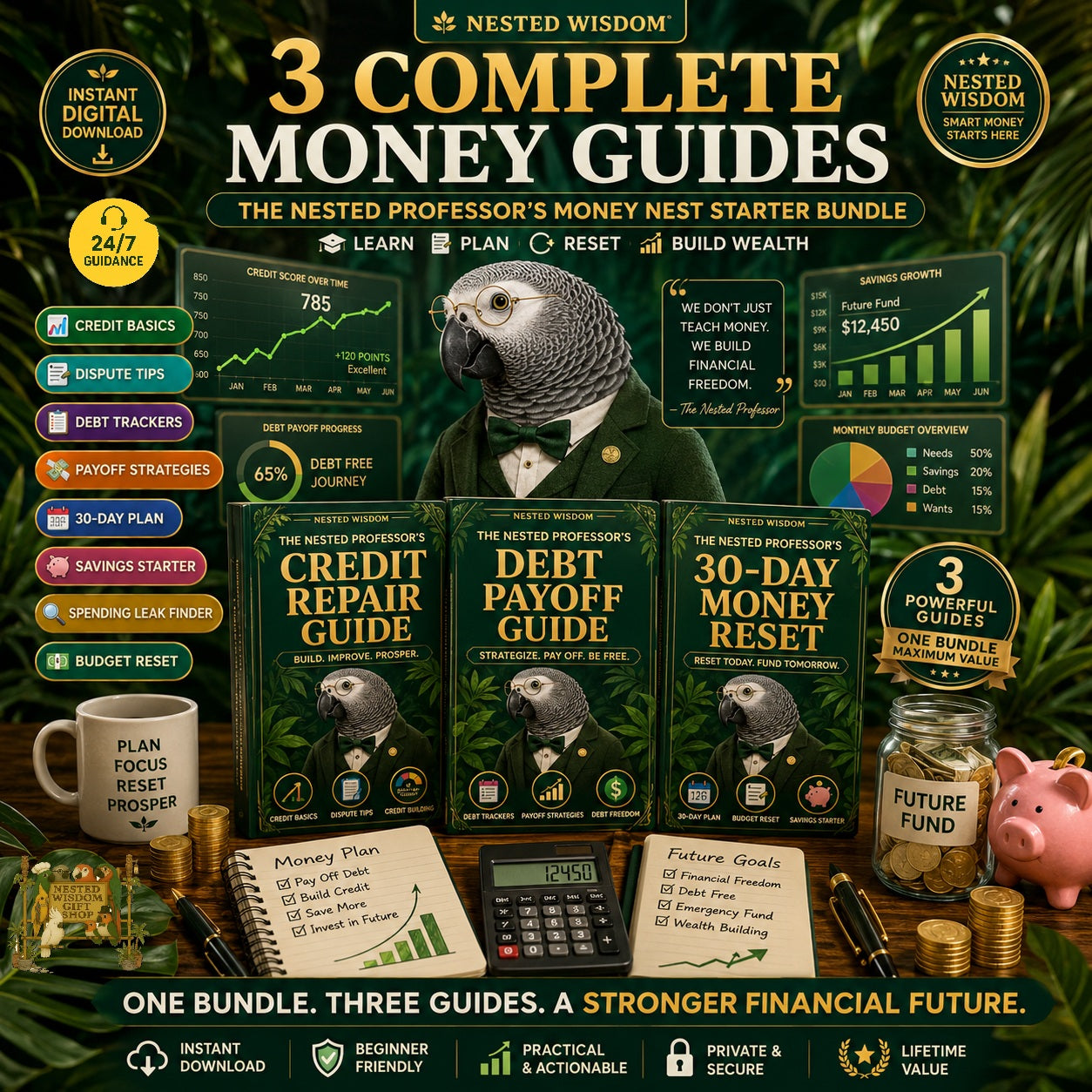 The Nested Professor’s Complete Money Nest Bundle | Nested Wisdom