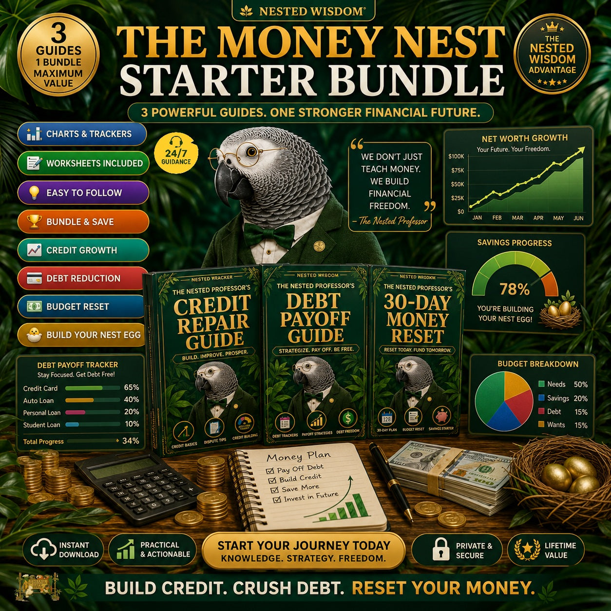 The Nested Professor’s Complete Money Nest Bundle | Nested Wisdom
