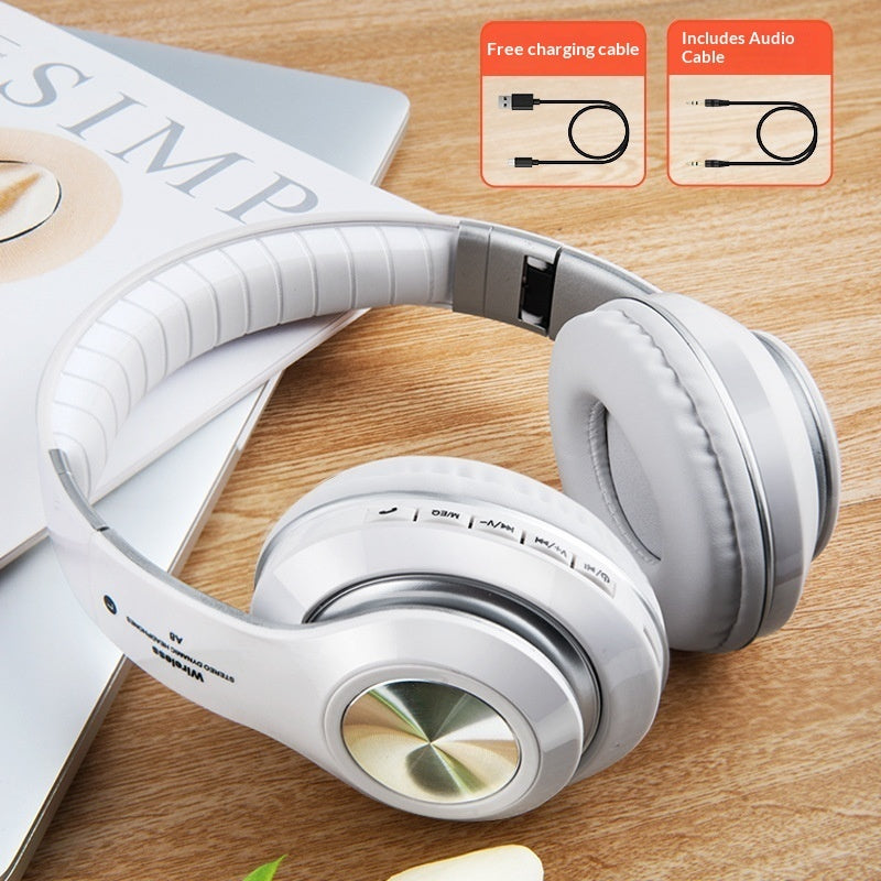 Foldable Wireless Stereo Headphones – Bluetooth 5.0 Over-Ear Headset