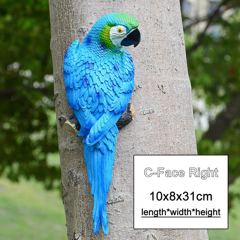 Wall Hanging Parrot - Nested Wisdom Gift Shop