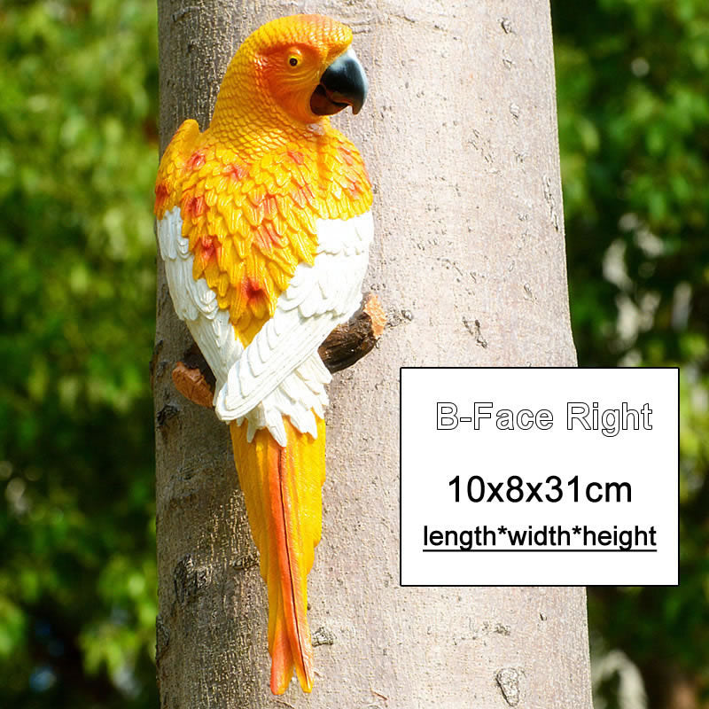 Wall Hanging Parrot - Nested Wisdom Gift Shop