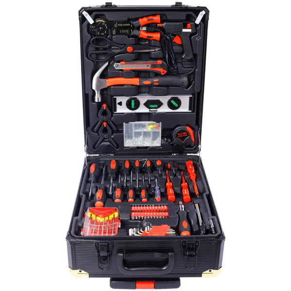 969-Piece Rolling Tool Set – Aluminum 4-Drawer Tool Chest with Wheels