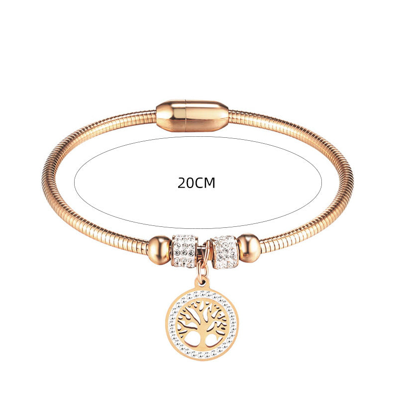 Women’s Tree of Life Magnetic Clasp Bracelet