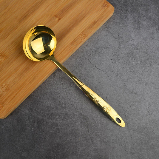 Copper Kitchen Utensil Set – Ladle, Spatula & Cooking Spoon Tools