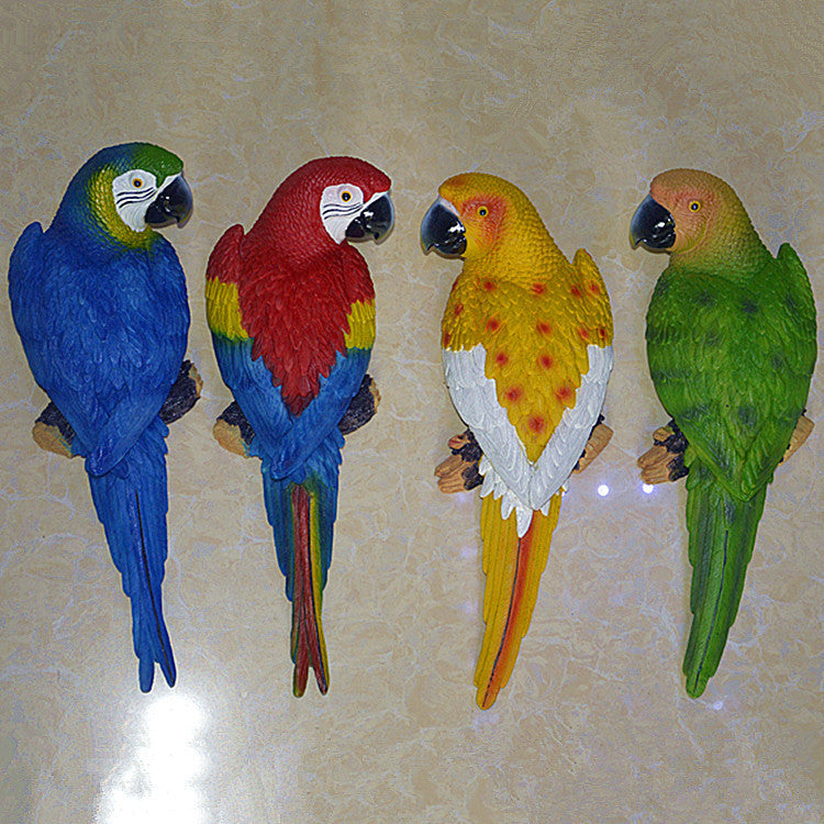 Wall Hanging Parrot - Nested Wisdom Gift Shop