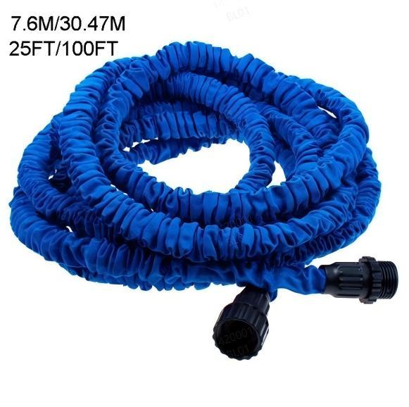 Expandable Garden Hose with Spray Gun – 25 ft or 100 ft, Leak-Resistant & Lightweight