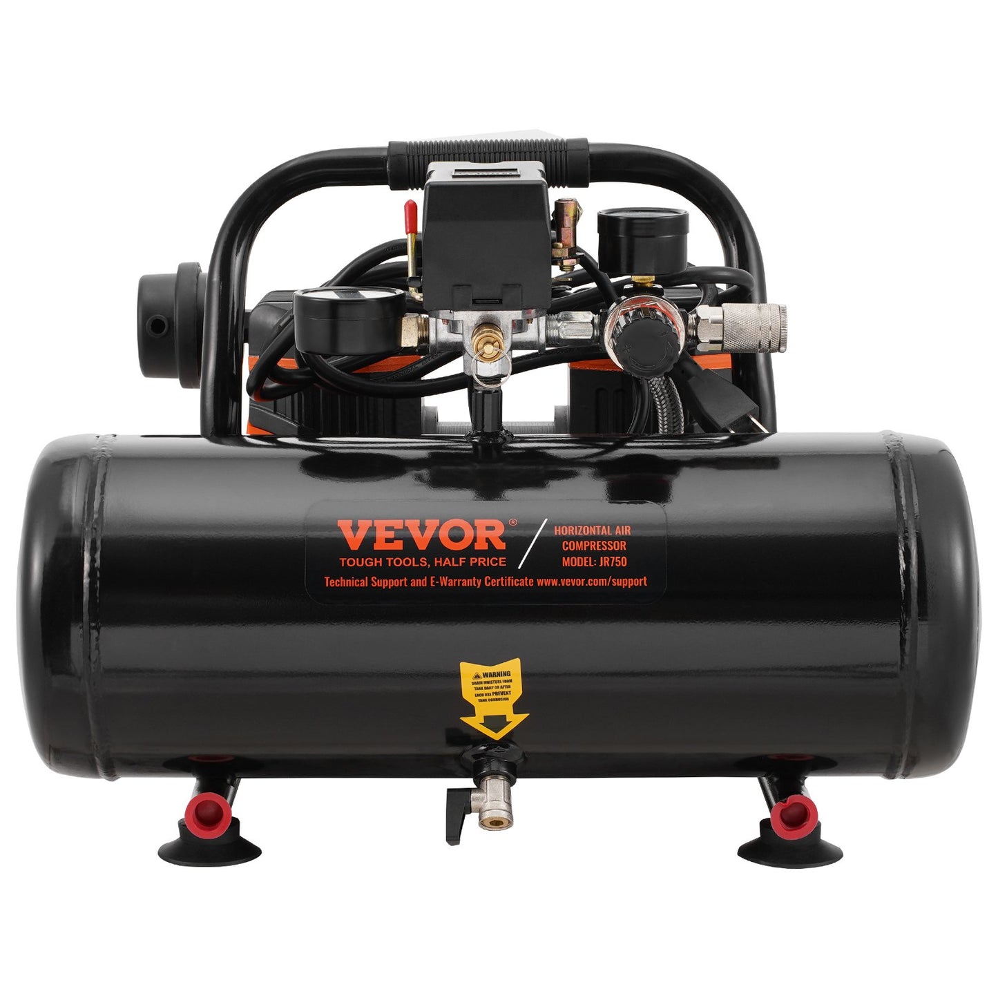 Vevor air compressor on a white background