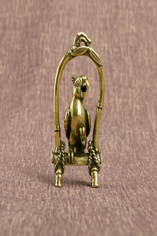 Bird Swing Parrot Pendant - Nested Wisdom Gift Shop