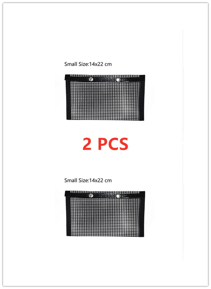 Two small size filters with dimensions 14x22 cm on a white background.