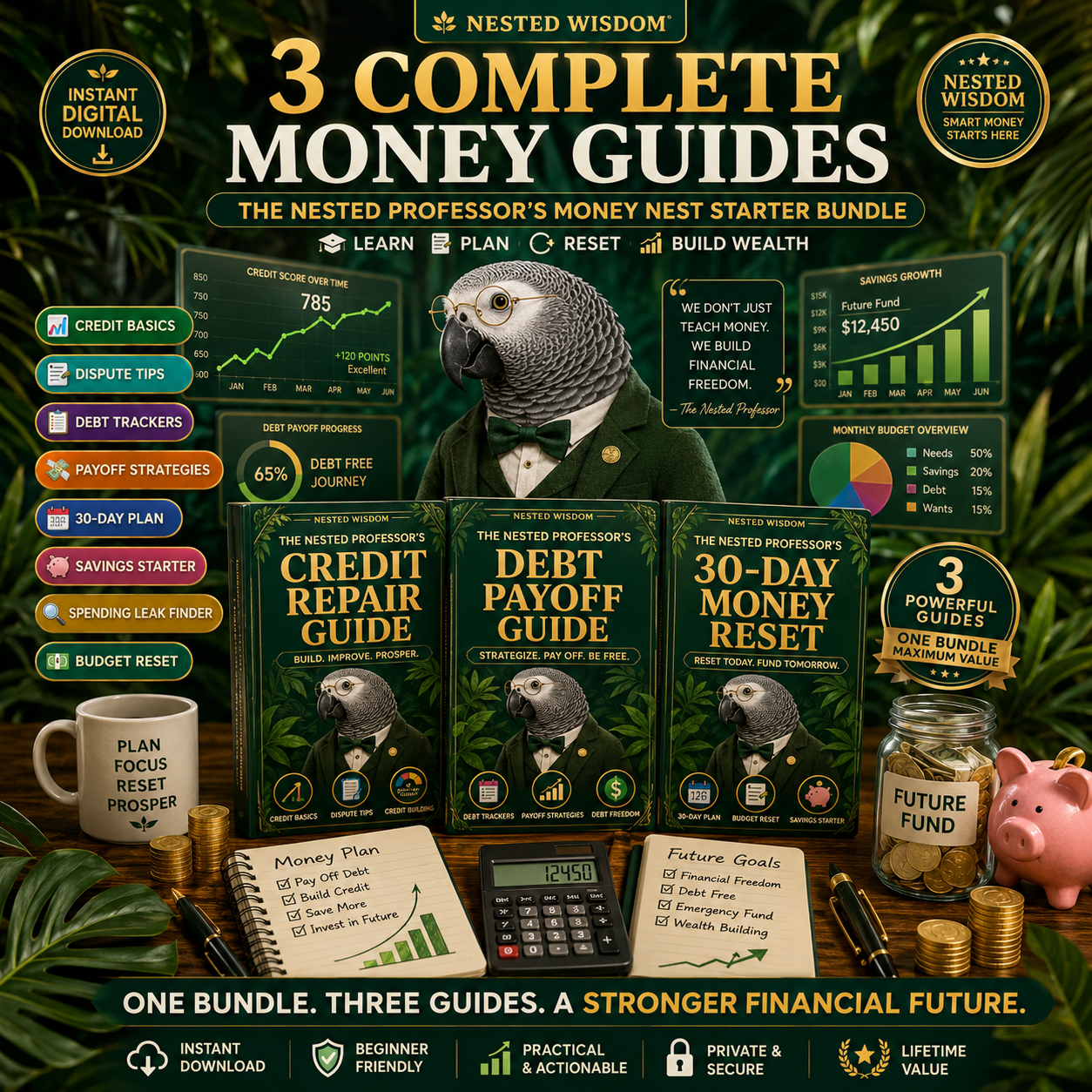 The Nested Professor’s Complete Money Nest Bundle | Nested Wisdom
