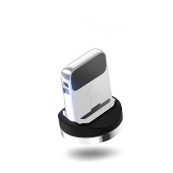 Metallic device on a white background