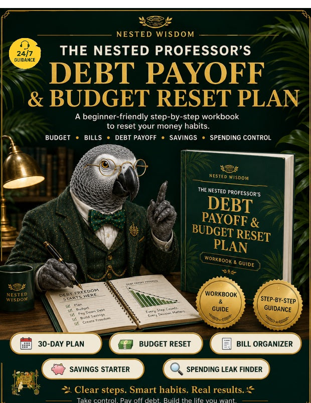 The Nested Professor's Debt Payoff & Budget Reset Plan | Nested Wisdom