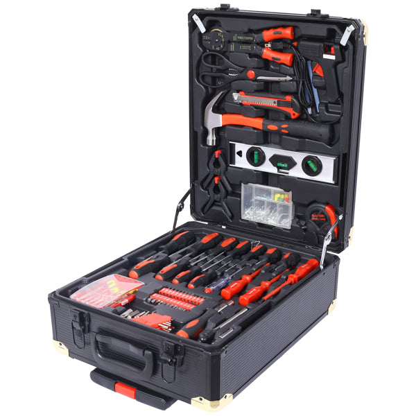 969-Piece Rolling Tool Set – Aluminum 4-Drawer Tool Chest with Wheels