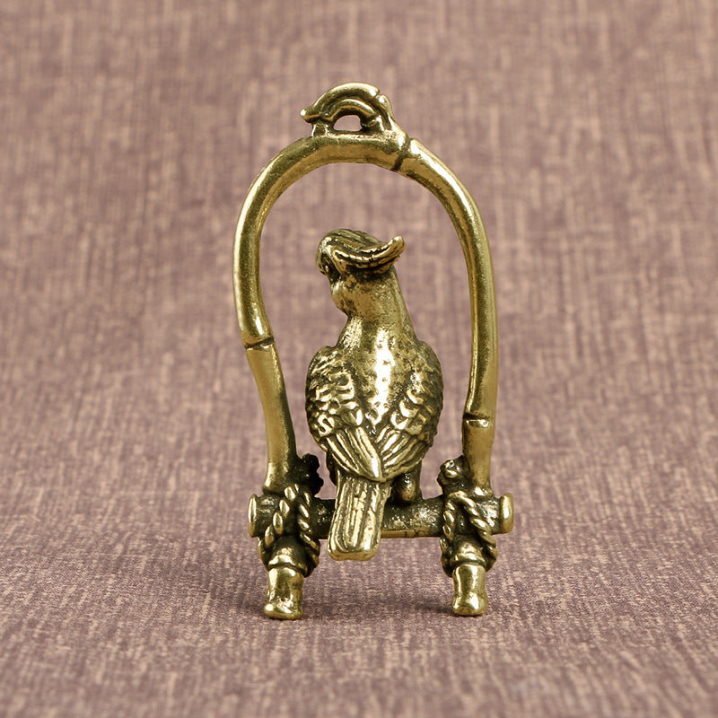 Bird Swing Parrot Pendant - Nested Wisdom Gift Shop