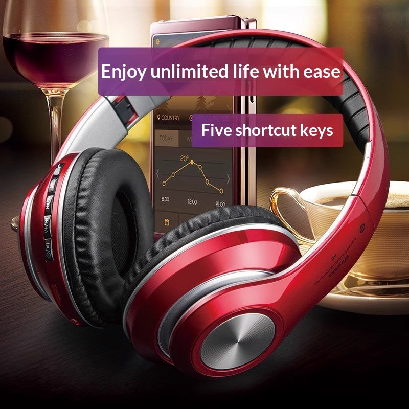 Foldable Wireless Stereo Headphones – Bluetooth 5.0 Over-Ear Headset