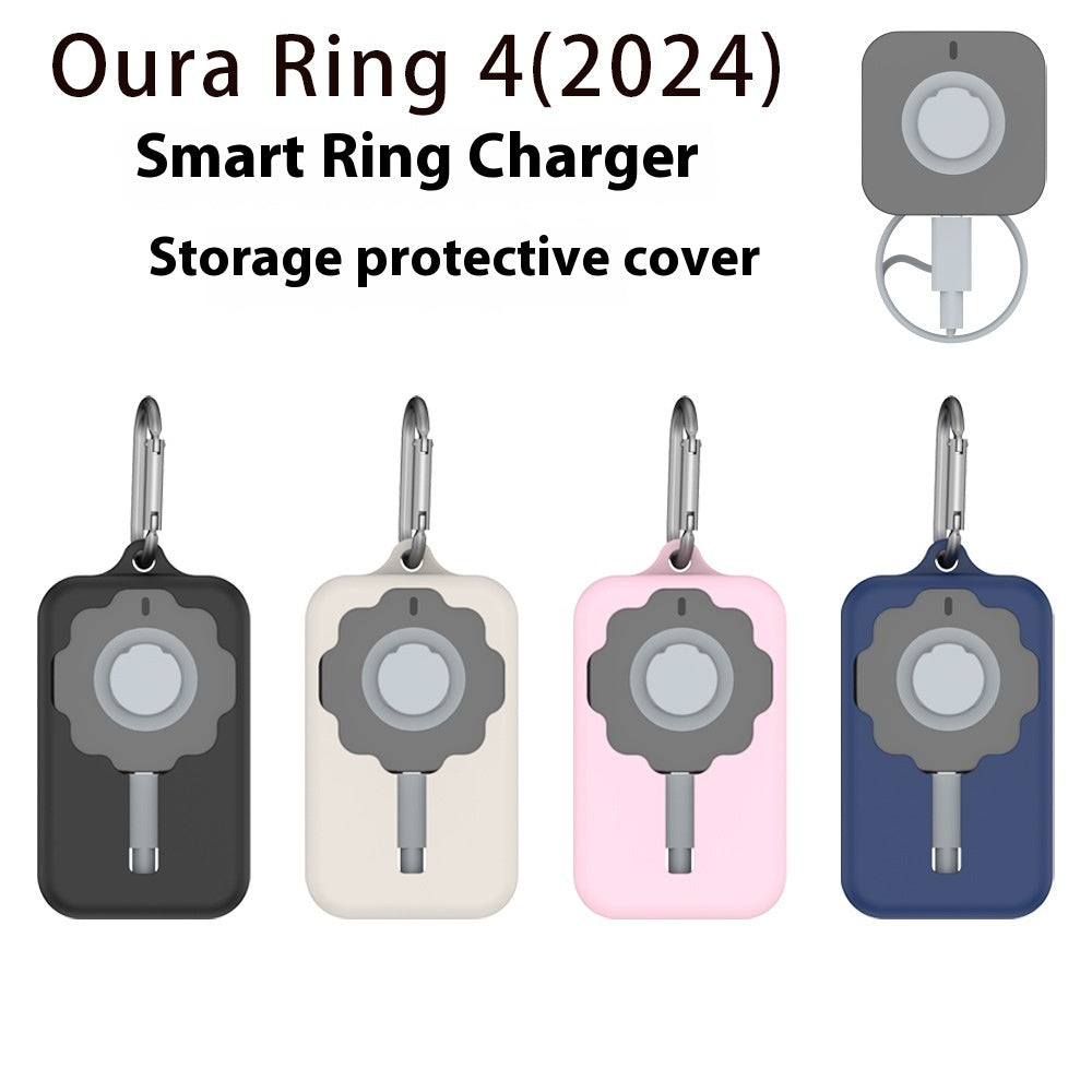 Silicone Protective Cover for Oura Ring 4 Charger