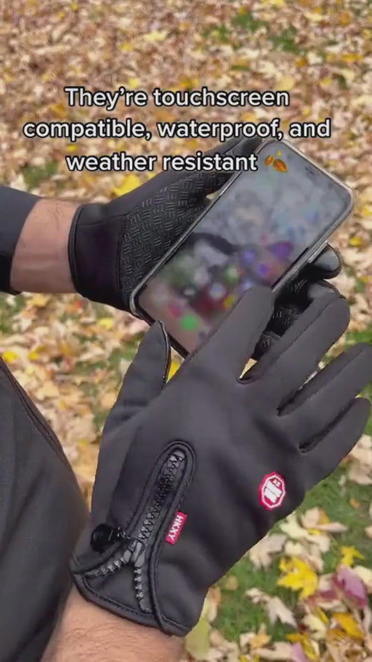 Black-heated-touchscreen-gloves